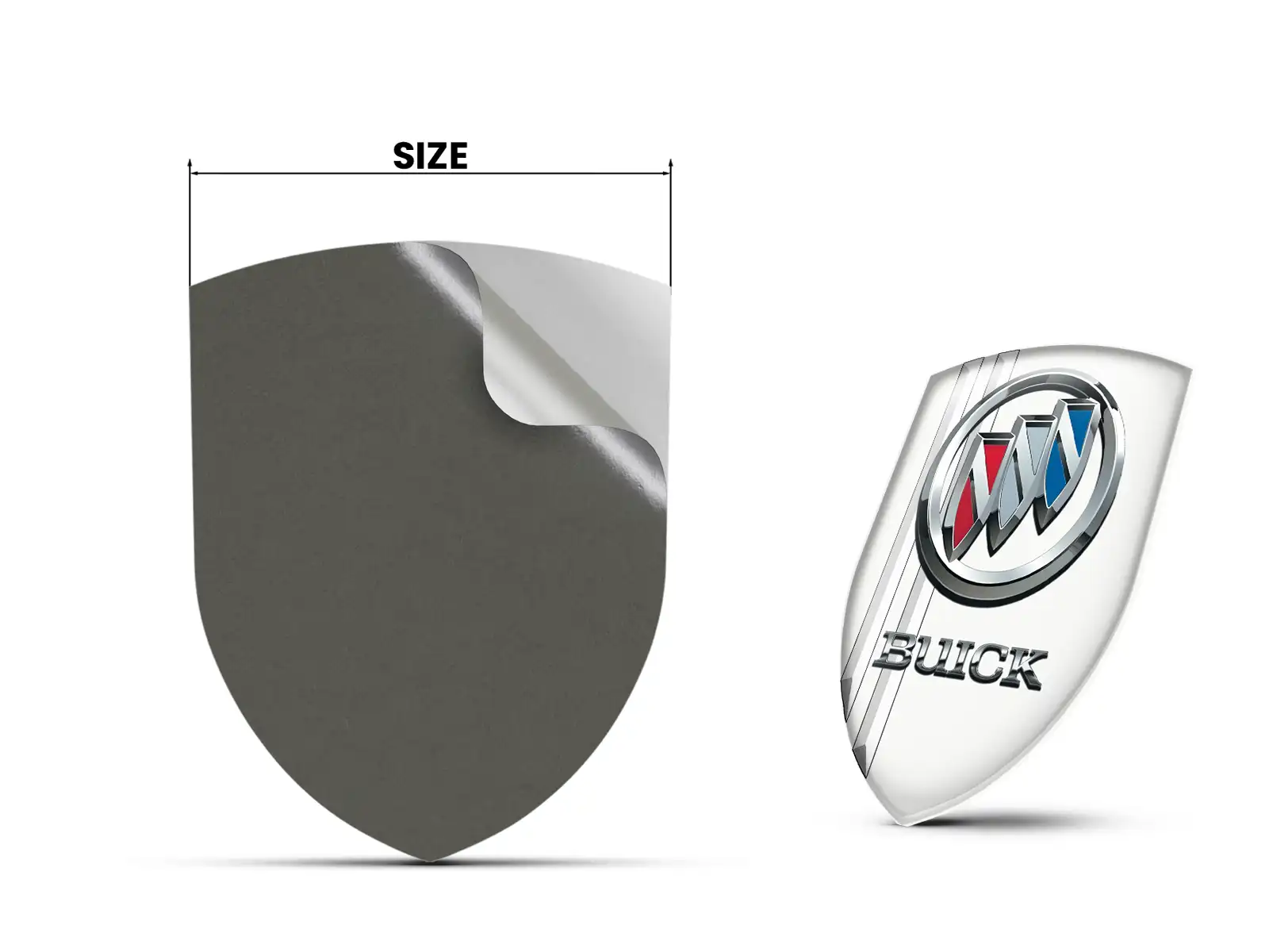 Buick Logotipos Silicona Auto Estilo Estrella Personalizable